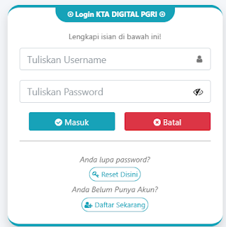 Register PGRI Merangin - Persatuan Guru Republik Indonesia Cabang Merangin